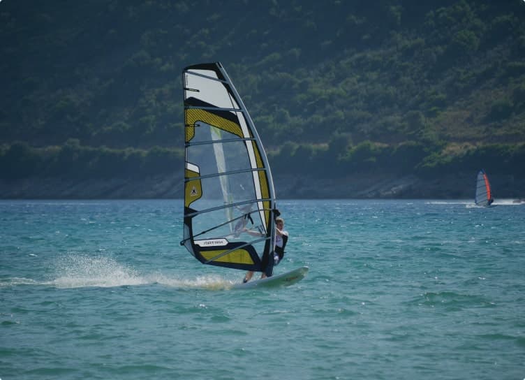 windsurfing