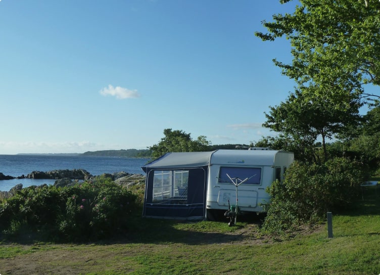 sea view from camping bornholm