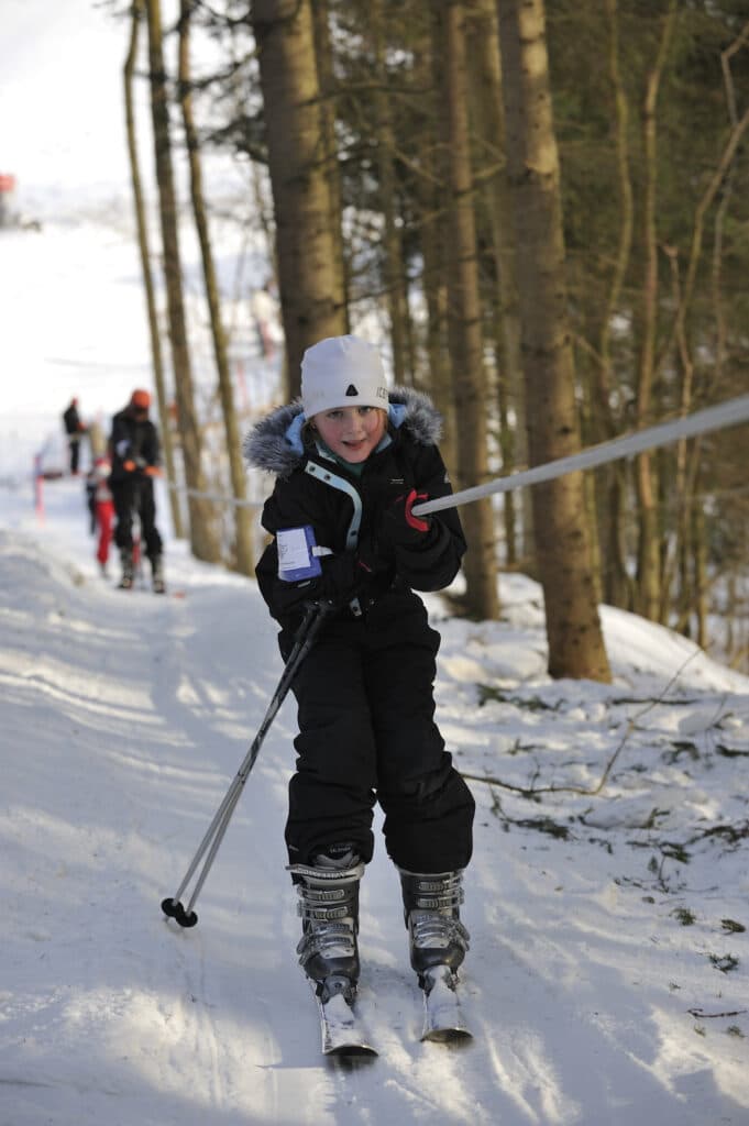 Skilift på Skibakken Bornholm - Sannes