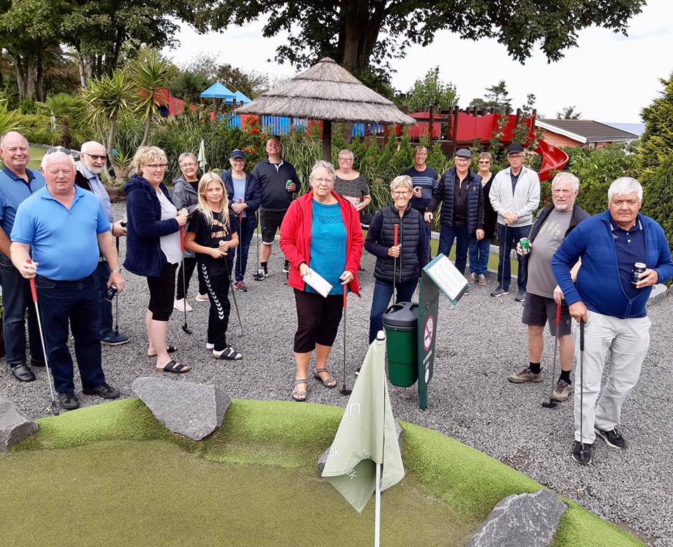 group trips on bornholm minigolf