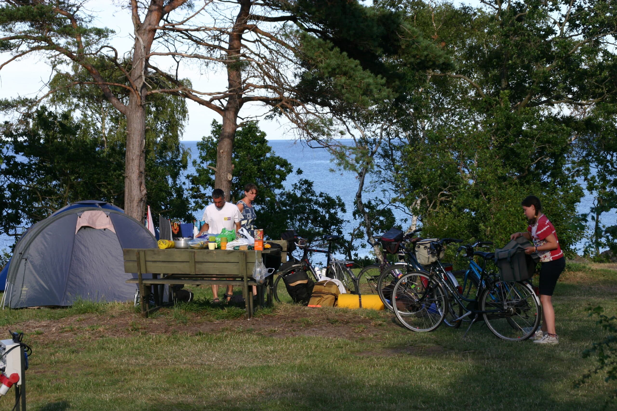 camping med telt bornholm