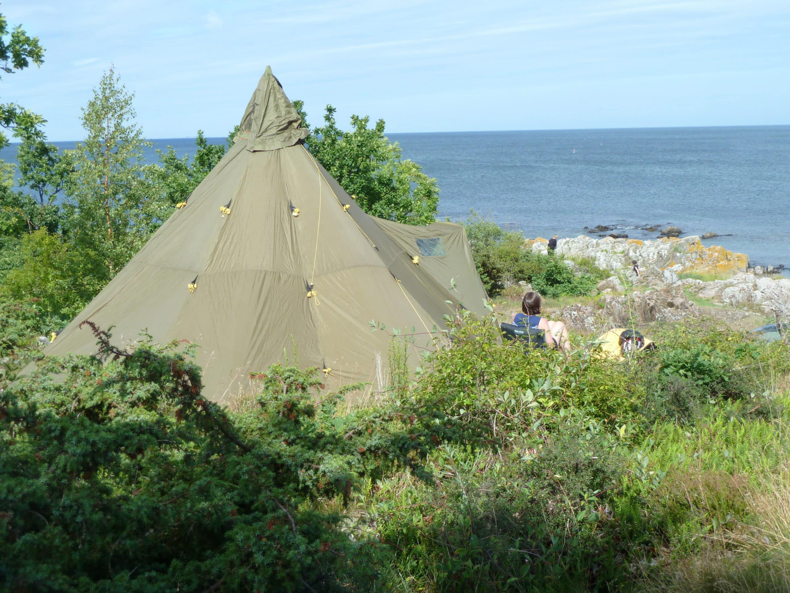 Camping mit Zelt Bornholm