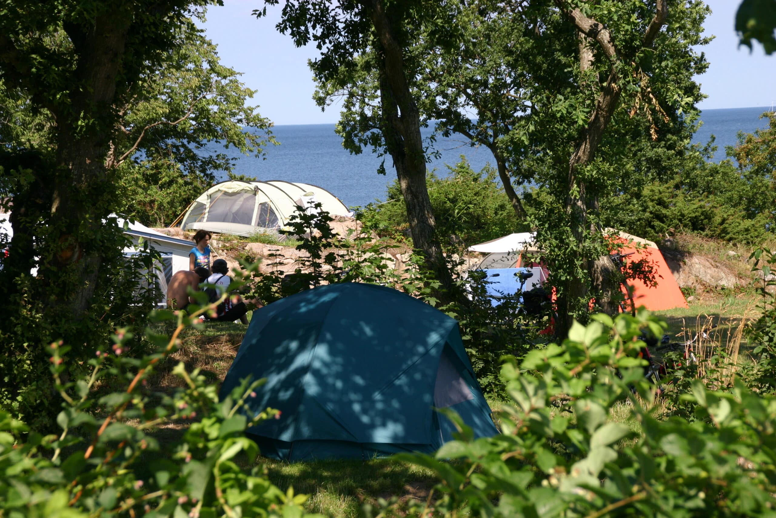 Camping mit Zelt Bornholm