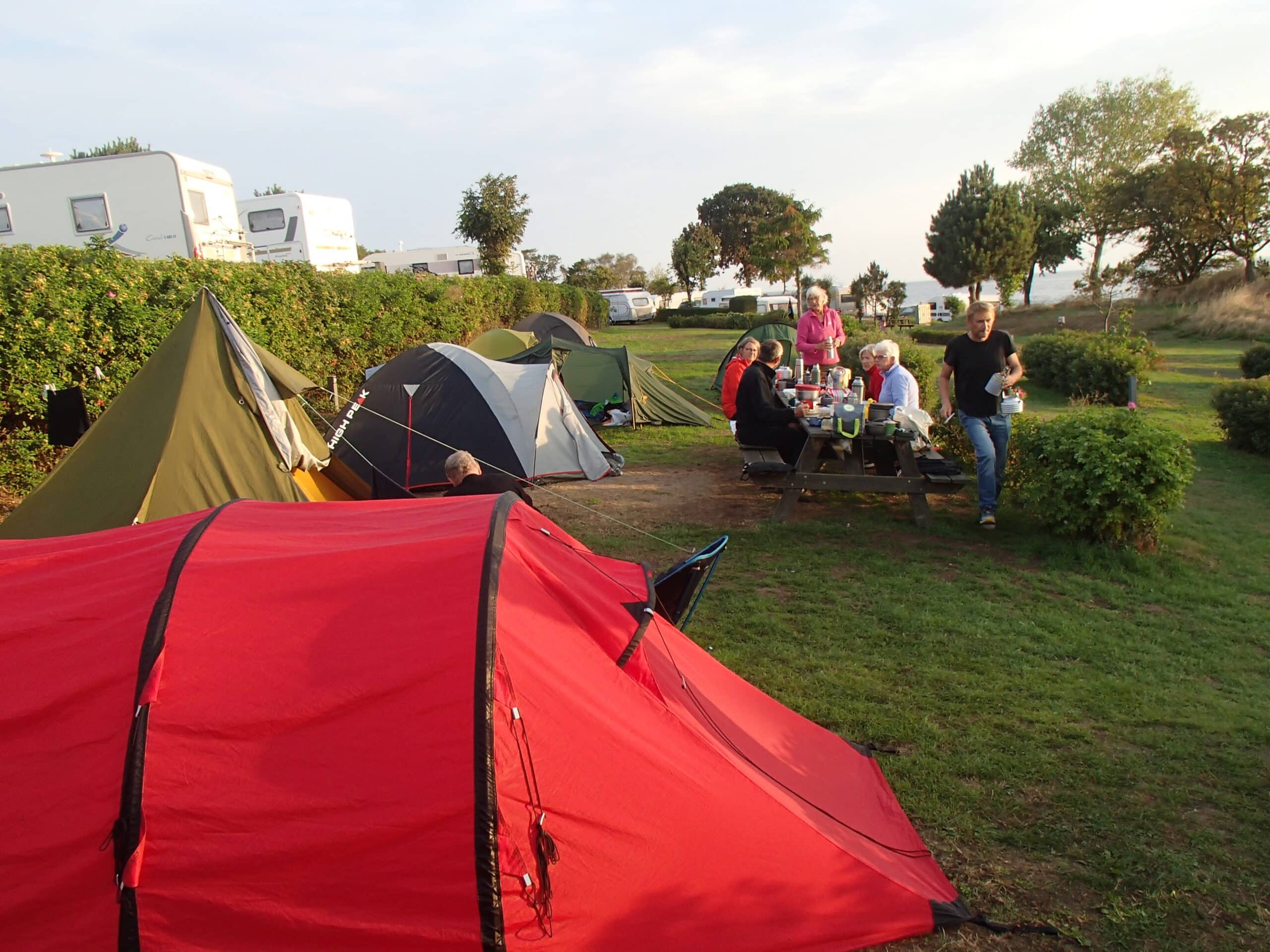camping med telt på Bornholm